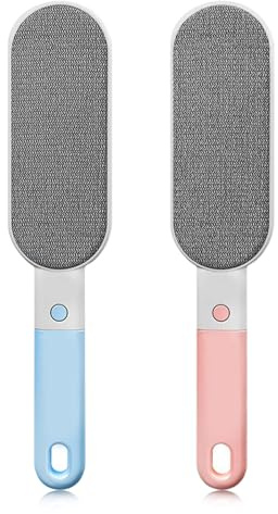 2024 new Double Sided 4 in 1 Double Sided Lint Remover Brush Reusable for Gently Cleaning of Fluff in Clothes carpets Effective Cleaning （ 2 PCS）