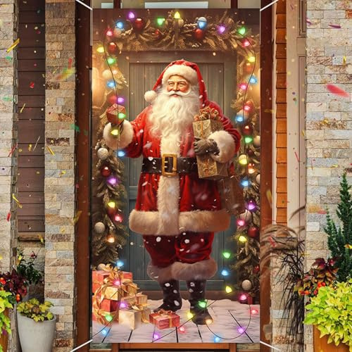 Generic Weihnachtskugeln Türabdeckung Dekoration Hängende Party Dekoration Tapisserie für Kunst, Handwerk und Schulprojekte