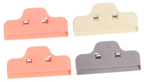 DIYEAH Diamant Malerei Zubehör Clip 4 Stück Kunststoff Clips Für Staubschutz Und Fixierung Von Spanbeuteln Und Bastelprojekten 10X5 Cm
