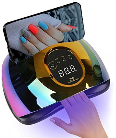 MQPALZKD Lampada da Asciugatura for Unghie PORTATO Luce for ASCIUGA di Verna di Verna di ASCIUGAMENTO Asciugacatura for Manicure Professionale Pedicure Pedicure Epuipment