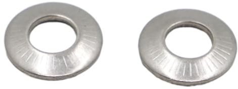 M3 M4 M5 M6 M8 M10 M12 M16 Tellerfeder aus Edelstahl 304 gezahnte Sicherungsscheibe gerändelte elastische Dichtung(M12 2pcs)