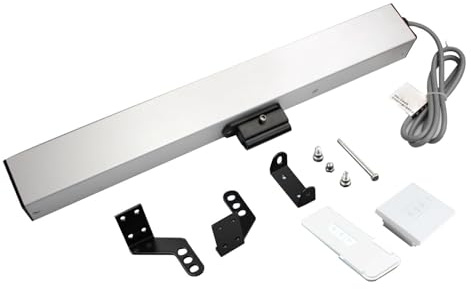 MJMLUCK Attuatore Elettrico per Apertura finestre a Catena 24 V, Corsa 300-800 mm, Motore con Controller e Interruttore (Corsa 800 mm + Controller) (Corsa 400 mm + Controller)