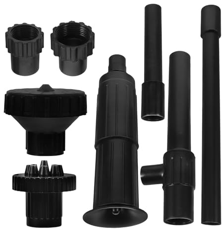 VICASKY Ugello per Fontana da Giardino Grande in Plastica Resistente, Testina di Spruzzo Regolabile per Irrigatore Laghetto, Accessorio per Fontane Esterne Flusso D’Acqua