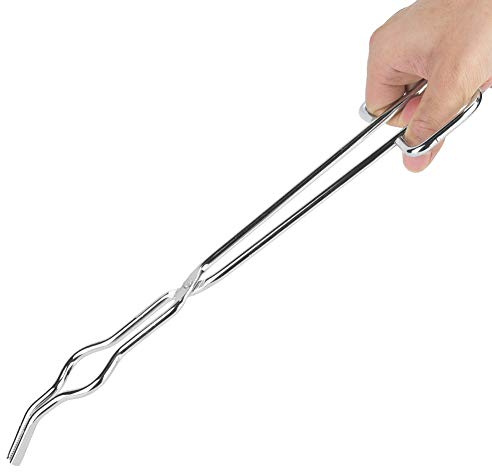 ZDETGU Degeltång i Rostfritt Stål 300 Mm Tång med Flygplansnit för Bägarehållare Laboratorieverktyg med Hög Värme (300 mm)