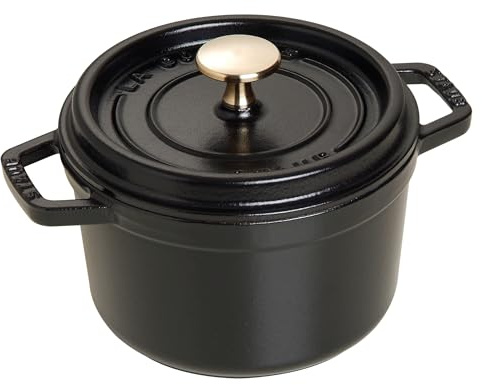 STAUB 40509-480-0 Cocotte Round 16cm Black