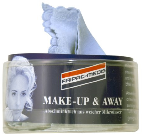 Fripac-Medis - Make-Up & Away - Chiffon Démaquillant - Bleu - 20 X 20 cm