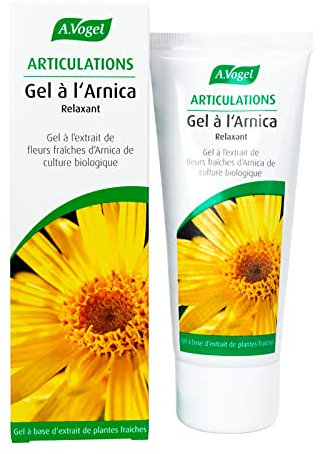 A.VOGEL - Arnika-Gel – entzündungshemmende Salbe lindert Gelenk- und Muskelschmerzen – reduziert Ödeme, blaue und Beulen – frische Arnikaextrakte – pflanzliche Wirkstoffe – 100 ml