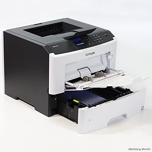 Lexmark MS610DN Farblaserdrucker (1200 DPI, USB 2.0) Graphit/weiß