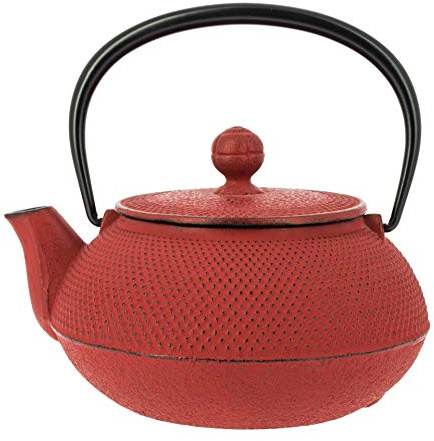 Tierra Zen TT12002RD - Tetera Iwachu Arare, Rojo