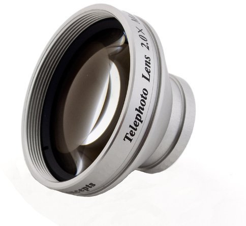2.0X High Grade Telephoto Conversion Lens (37mm) for Sony HDR-CX330