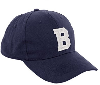 morefaz hatt baseballkeps unisex för pojkar och flickor, marinblå hatt, barnkeps alfabet A-Z TM, b, S
