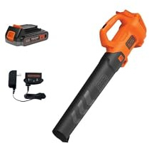 BLACK+DECKER 20V MAX* Cordless Leaf Blower Kit, Axial, Battery and Charger Included (BCBL700D1AEV), Orange