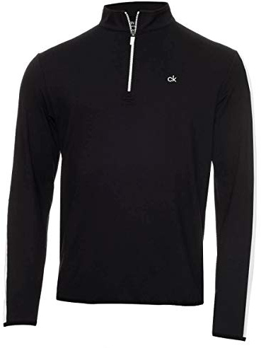 Calvin Klein Herren 2026 gestreift Sleeves Newport 1/4 Zip Pullover