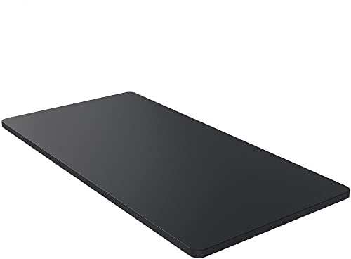 FEZIBO Tablero de Mesa Estable Duradera 100 * 60 cm - Tablero Rectangular de Bricolaje para Escritorio de Pie Eléctrico, Escritorio Ajustable en Altura, Tablón Negro