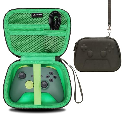 LTGEM Controller Case Compatible with Xbox Core/Xbox Elite Series 2 Core/PlayStation DualSense/GameSir G7 SE/PowerA Gaming Controller, Green