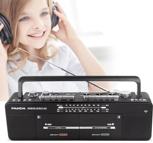 Boombox De Casete Retro, Boombox Retro Estilo Clásico De Los Años 80, Reproductor De Cinta, Radio FM/SW/WM - Disco MP3/U, Reproducción De Tarjeta TF - Grabación/transcripción con Un Solo Clic