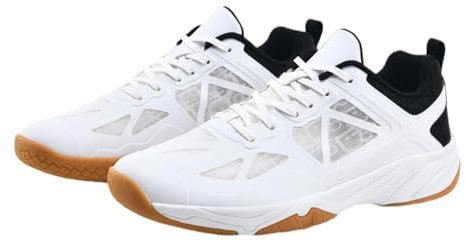 Kraftpaid Badminton Squash Schuhe,Tischtennis Schuhe Herren,Herren Badminton Tennisschuhe,Tennisschuhe Herren,Tischtennisschuhe Damen Indoor Court Schuhe Anti-Rutsch Leicht Atmungsaktiv Weicher Boden