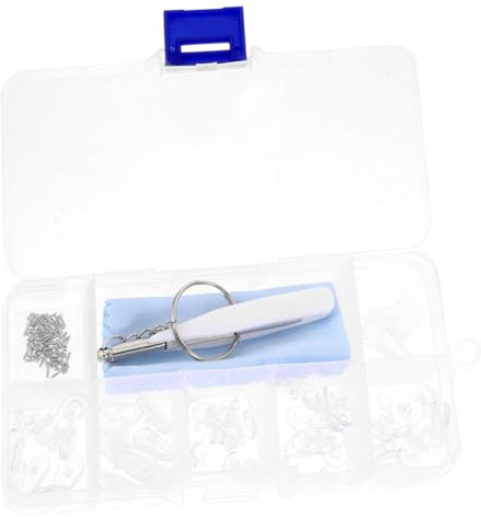 minkissy Brillen-nasenpads Aus Silikon Rutschfest Für Brillengestelle Ersatz-nasenpads Brillenputztuch Für Nase Brillenreparatur Komplettset