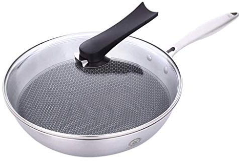 Marmite, poêle à frire, ustensiles cuisine, wok fonte, poêle non revêtue, usage général pour cuisinière à gaz et à induction, grand wok fait main fonte naturelle antiadhésive 32 cm