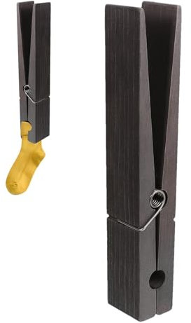 Mollette giganti – Porta asciugamani in legno | Mollette da bagno Jumbbo | Grandi clip in legno fai da te grandi mollette per soggiorno, camera da letto e cucina | Portasciugamani salvaspazio