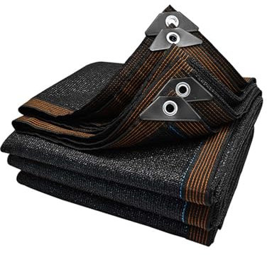 FIDSEJEONA Rete Ombreggiante da Giardino con Occhielli 6x10m, per Serra, Cortile, Piante - Telo Ombreggiante Resistente e Antistrappo, Protezione Solare Efficace e Versatile