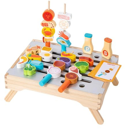 TTETTZ Simulierter Grill Zum Erkennen von Lebensmitteln. Kinder Trainieren Handbewegungen.