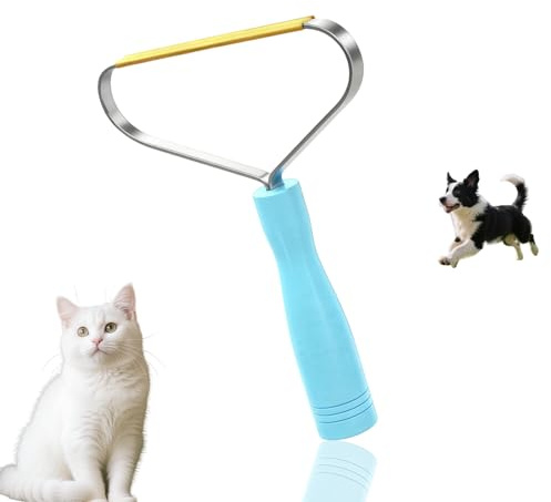 AzureRay Tierhaarentferner Bürste Profi - Katzenhaarentferner & Hundehaare Entfernen Tool, Fusselentferner für Teppiche, Sofas, Autositze und Stoffkanten, Entfernt effektiv jedes Tierhaar