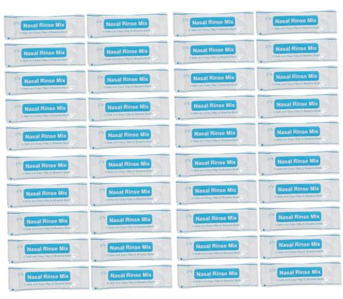 PENIKOKO 80 pezzi Bustine Nasale Istantaneo per Pulizia Naso e Protezione Cavità Nasale Fisiologico Fine e Solubile Kit Ricarica per Lavaggio Quotidiano Adatto e Adulti
