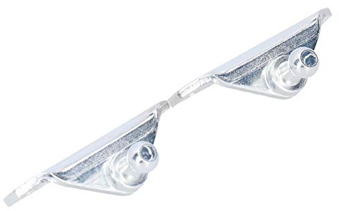 Ycauty Staffe per Perno Sferico con Molla per Puntone a Gas da 10 Mm per e, Confezione da 2 Pezzi in Acciaio Zincato