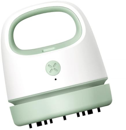 TOPPERFUN Aspirateur de Table Portable USB Vert Design Ergonomique, Puissant et Rechargeable, pour Bureau et Maison, Matériaux Abs Solide