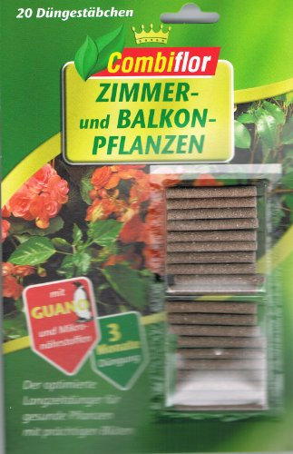 Combiflor Düngestäbchen für Zimmerpflanzen mit Guano