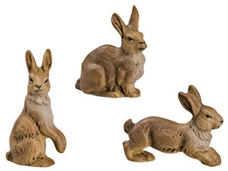 Marolin Hasengruppe, 3 Figuren, zu 11-12cm Figuren