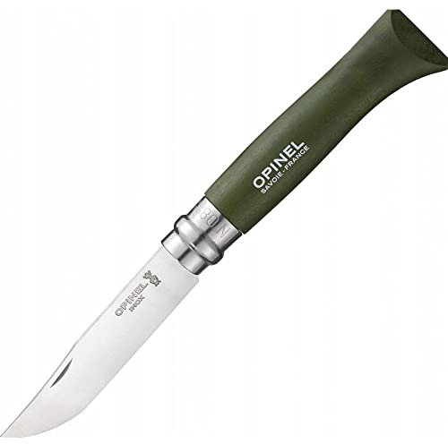 Opinel Erwachsene Taschenmesser Nr. 8, Grün, One Size, 2544659
