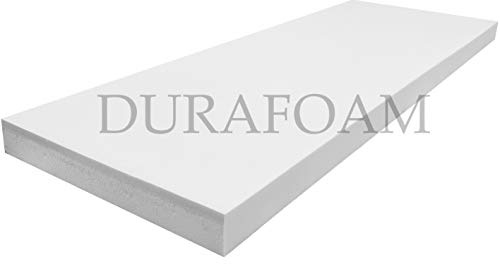 DURAFOAM High Density Pallet Cushions (High Density - White, 120cm x 100cm x 2)