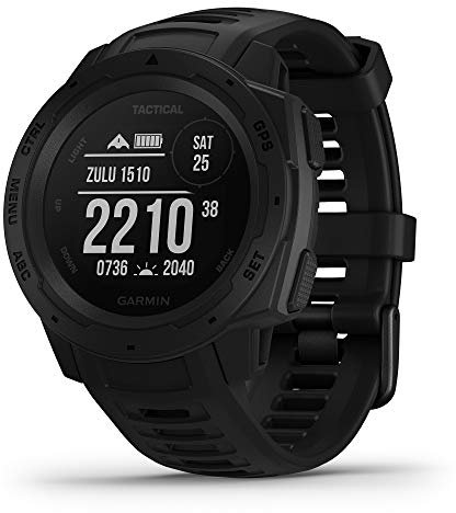 Garmin Instinct - wasserdichte GPS-Smartwatch mit Sport-/Fitnessfunktionen. Herzfrequenzmessung am Handgelenk, Fitness Tracker und Smartphone Benachrichtigungen. Viele Modelle zur Auswahl