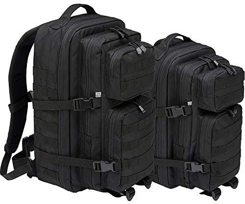 BWuM US Assault Pack Cooper Rucksack, Large (50L), Schwarz