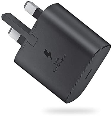 25W Charger Plug, USB C Fast Charging for Samsung Galaxy S24, S23, S22, S21, S20 Ultra, S20 FE, A54, A53, A34, A23, A15, A14, A13, A04S, Moto G13, G54, G73, G84, Pixel 7/8, Android Charge - Black