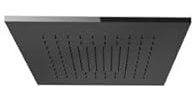 Gessi Afilo, Verkleidung (Cover) der Kopfbrause 300x300 mm Strahlart Regen, muss zusätzlich bestellt werden, 57002, Farbe: Edelstahl matt gebürstet