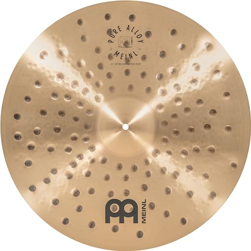 Meinl Cymbals Paseo tradicional de aleación pura de 22 pulgadas extra martillado, fabricado en Alemania, (PA22EHR)