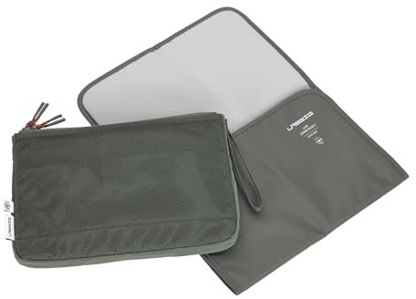 LÄSSIG Baby Windeltasche mit Wickelunterlage für unterwegs/Casual Changing Organizer olive