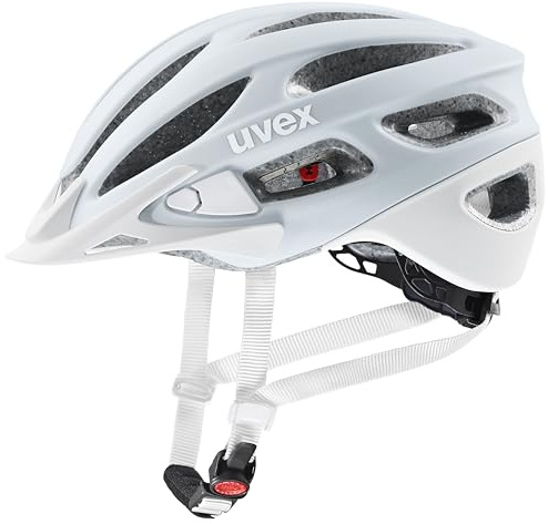 uvex true cc - lätt allroundhjälm för kvinnor - individuell justerbar passform - utbyggbar med LED-ljus - cloud-white matt - 52-55 cm