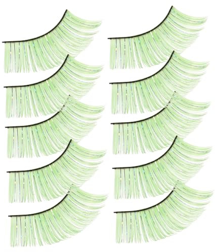 FRCOLOR 10pairs Fairy Lashes for Halloween Dense Makeup Eyelash Fake Eyelash Performance