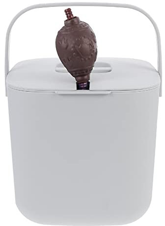 ABOOFAN Tea Residue Storage Holder with Lid Portable Tea Leaf Filter Bucket Large Capacity for Home and Office Use Random Color