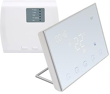 Thermostat Connecté, Thermostat sans Fil Intelligent Tuya avec contrôleur de température ambiante de Chauffage par Le Sol électrique,pour la Maison(16A)
