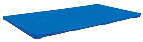 Bâche de piscine gonflable rectangulaire résistante aux intempéries - Protection contre l'eau - Réutilisable - Barrière remplie d'air pour piscine à domicile, baignoires d'hôtel, spas et utilisation