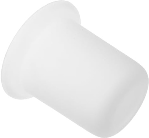 EXQUIMEUBLE Frostglas Toilettenbürstenbecher Mit Stand Für Badezimmerzubehör rutschfeste Oberfläche Einfach Zu Reinigen Für Haushalt Und Öffentliche Wc-Ausstattung
