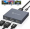 VEDINDUST Répartiteur DisplayPort 1 entrée 3 Sorties DP vers HDMI & DP Adaptateur, 4K@120Hz 4K@60Hz Supporte Les Modes MST et SST Affichage étendu MST pour Windows Uniquement