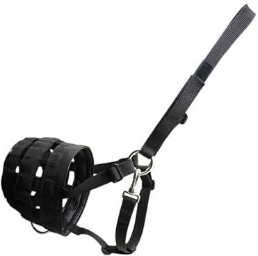 Zeizafa Museruola Ventilata da Pascolo con Cavezze per Cavallo Staccabili Attaccate Protezione per La Bocca con Reti Sicurezza Migliorate Attrezzatura per Cavallo Resistente Strappo
