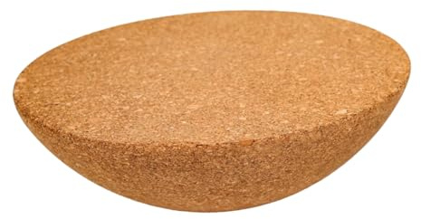 Balance Board - Kork Stabilitätstraining Mit Holz | 1600g Balance Board, Optimale Zum Core Stabiler Von Erwachsenen Frauen Workout Fitness Rehabilitation Für Zuhause Und Büro Sowohl Indoor