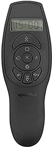 Speedlink ACUTE VIBE Presenter - kabellos mit integriertem Laserpointer und Timerfunktion - 10 Meter Reichweite, schwarz